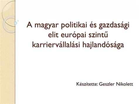 A magyar politikai és gazdasági elit eu képe. - Drilling fluids lab manual by fanarco.