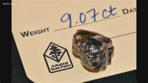 A man found a 9-carat diamond in Arkansas State Park