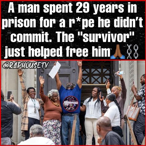 A man spent 29 years in prison for a rape he didn’t commit. The survivor just helped free him