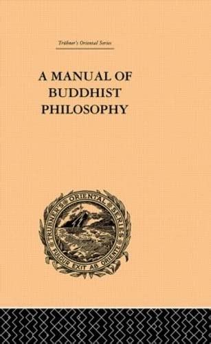 A manual of buddhist philosophy cosmology. - Cobra microtalk manual gmrs and frs.