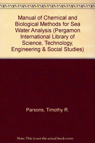 A manual of chemical biological methods for seawater analysis timothy r parsons. - Comand ntg 2 5 manual w211.