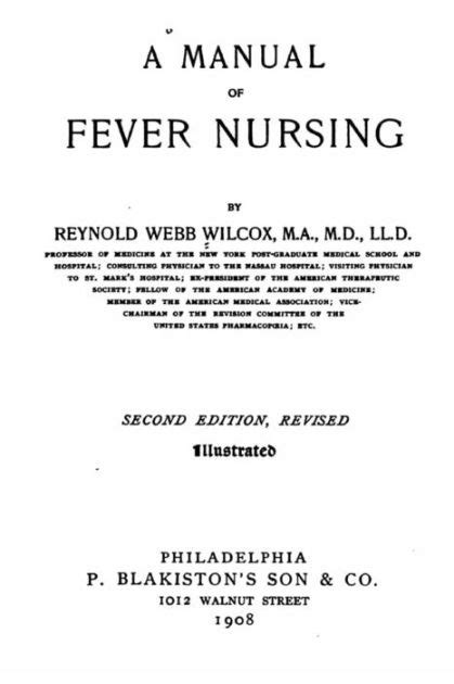 A manual of fever nursing classic reprint by reynold webb wilcox. - Maarten in de ban van oedipus.