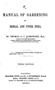 A manual of gardening for bengal and upper india by thomas augustus charles firminger. - Sql queries for mere mortals r a hands on guide.