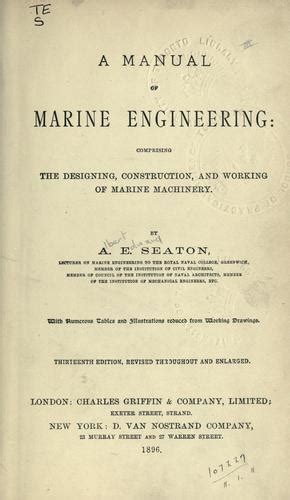 A manual of marine engineering by albert edward seaton. - Narrativas y políticas de la identidad en los valles de cochabamba, chuquisaca y tarija.