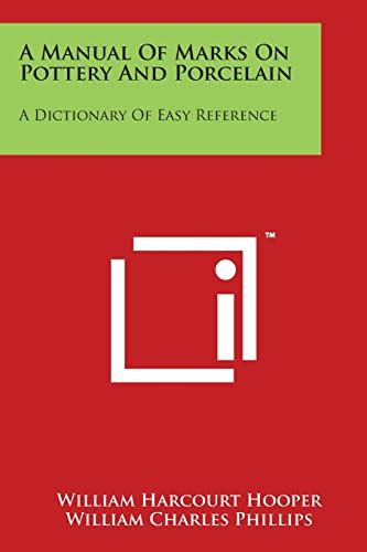 A manual of marks on pottery and porcelain a dictionary of easy reference. - Met het roode kruis mee in dem boerenvrijheidsoorlog.