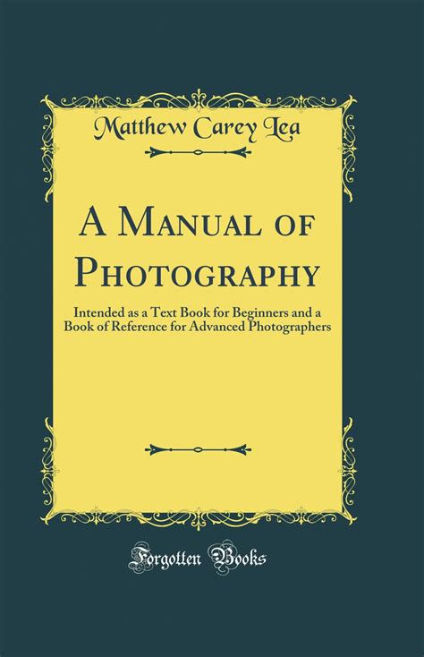 A manual of photography by mathew carey lea. - Si scm 16w panel saw manual.