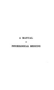 A manual of psychological medicine containing the lunacy law nosology aetiology statistics description diagnosis. - Yamaha wr450 wr450fr 2003 repair service manual.