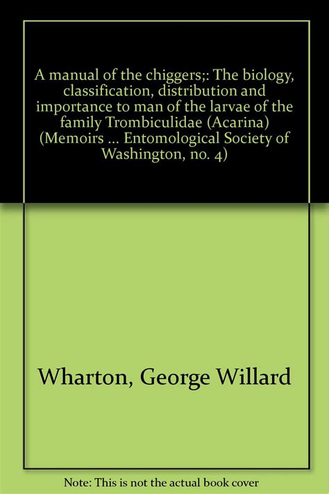 A manual of the chiggers the biology classification distribution and. - Financial markets and institutions solutions manual fabozzi.