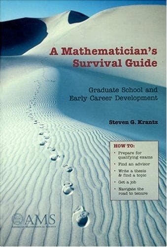 A mathematicians survival guide by steven george krantz. - Signori e contadini nelle terre dei pico.