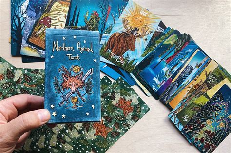 A mini reading using the beautiful Northern Animal Tarot