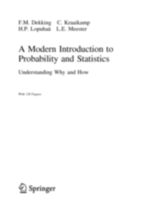 A modern introduction to probability statistics solutions manual. - Die sponsoren 12 schritt handbuch ausgabe.