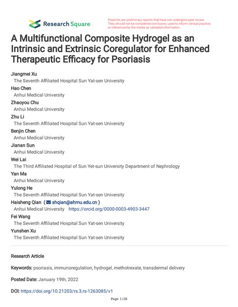 A multifunctional composite hydrogel as an intrinsic and extrinsic ...