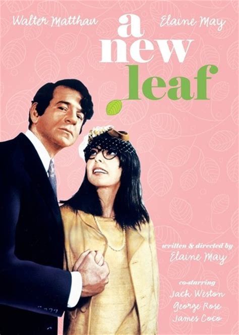 A new leaf movie. A New Leaf. A New Leaf is a 1971 Black Comedy film written and directed by Elaine May, who also co-stars with Walter Matthau. Henry Graham (Matthau) is a spoiled, pompous man who has spent all of his inherited wealth and has no way of earning a living for himself by working. Days away from having to forfeit his property, he … 