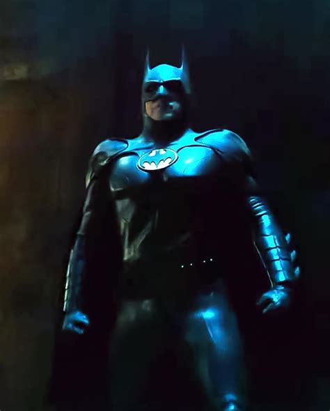 A new look at Michael Keaton as Batman in