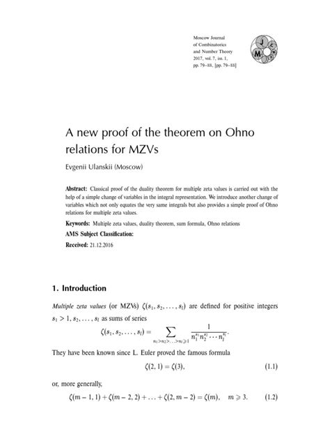 A new proof of Ohno Theorem on multiple zeta values