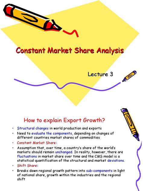 A note: Constant Market Share Analysis