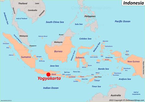 A number of Locations around Yogyakarta