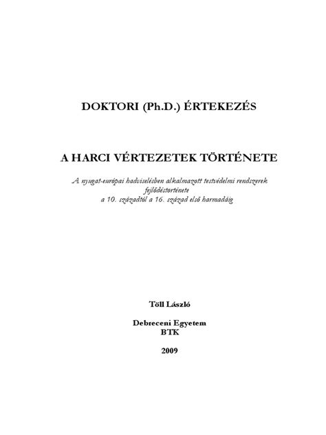 A pancel tortenete Toll Laszlo PhD pdf