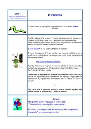 A partire dal manuale delle soluzioni python. - Mymathguide notes practice and video path for introductory and intermediate.