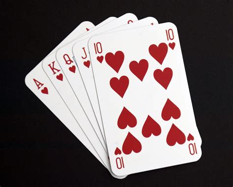 A playing card