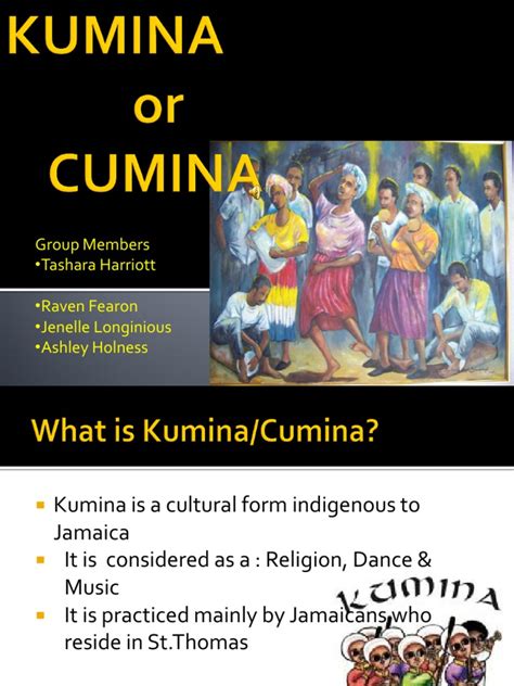 A powerpoint on the religion Kumina