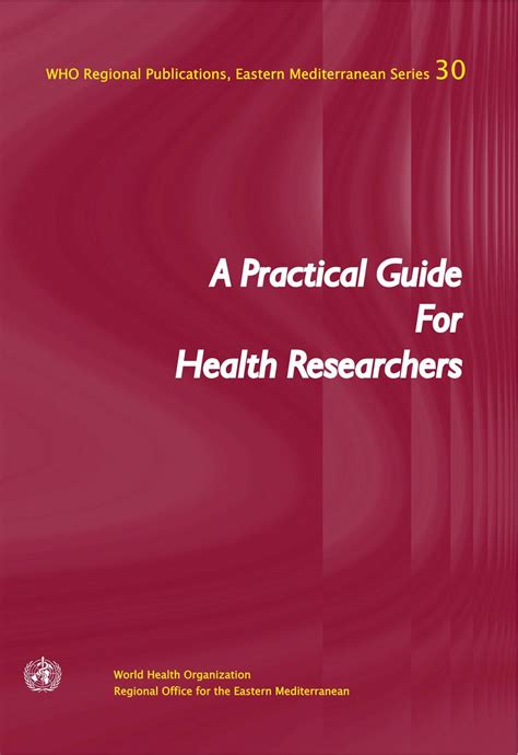 A practical guide for health researchers by m f fathalla. - Manuale di officina royal enfield electra 500.