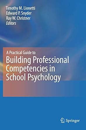 A practical guide to building professional competencies in school psychology. - John deere 90 skid steer service manual.