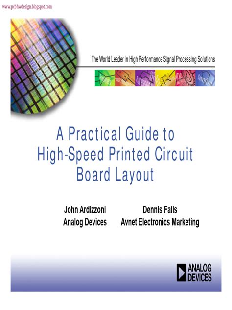 A practical guide to high speed printed circuit board layout.  This document ...