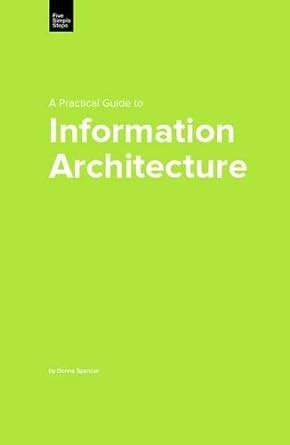 A practical guide to information architecture practical guide series. - Imo content of solas training manual.