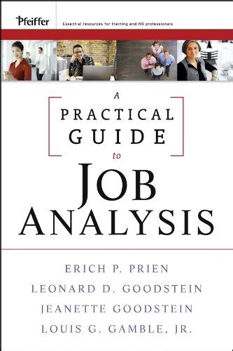 A practical guide to job analysis by erich p prien. - Staat volgens de encyclieken der laatste twee pausen..