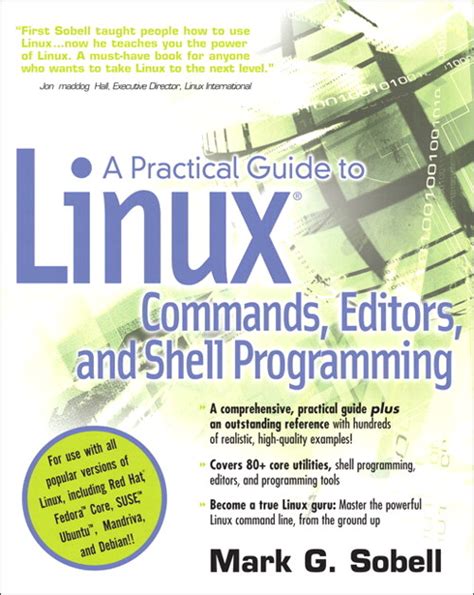 A practical guide to linux commands editors and shell programming third edition 2. - Química orgánica octava edición carey con manual.
