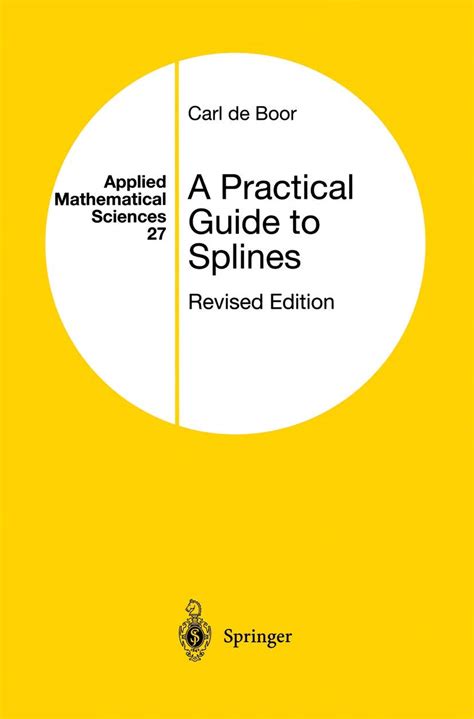 A practical guide to splines applied mathematical sciences. - Bibliographisches lexicon der gesamten literature der römer.....