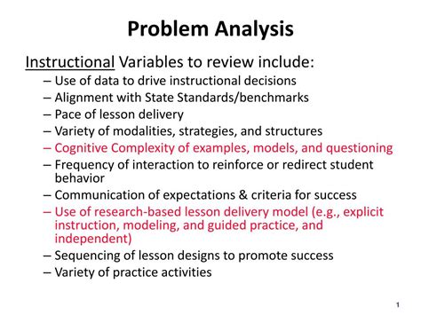 A problem analysis. Correctly defining a problem statement at the beginning of a project or initiative will dramatically improve the success of the project or initiative. Problem statements help guide problem solving, analysis, hypotheses, and solutions. Developing a problem statement is an iterative brainstorming process. Get the major stakeholders in a room for ... 