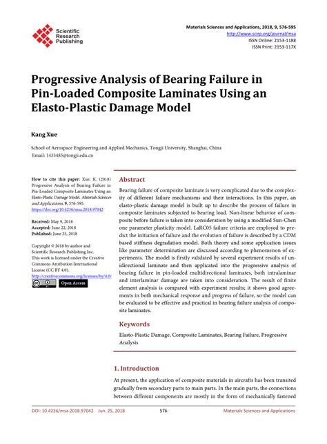 A progressive failure model for composite laminates pdf
