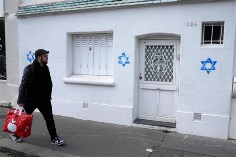 A prosecutor says a foreign link is possible to the dozens of Stars of David stenciled around Paris
