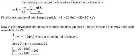 A proton is accelerating in a cyclotron where the applied