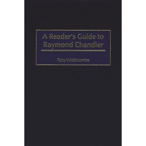 A readers guide to raymond chandler by toby widdicombe. - Study guide for the restricted operator certificate.