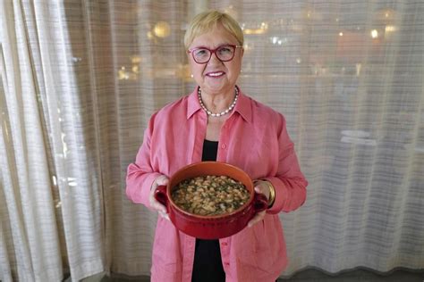 A recipe for Escarole and White Bean Soup, from Lidia Bastianich and her new PBS special