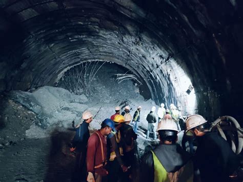 A rescue operation for 40 workers trapped under a collapsed tunnel in north India enters third day