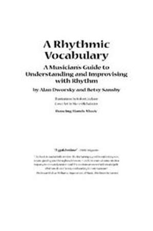 A rhythmic vocabulary a musician s guide to understanding and improvising with rhythm. - Sophies flower shop a manual accounting practice set.