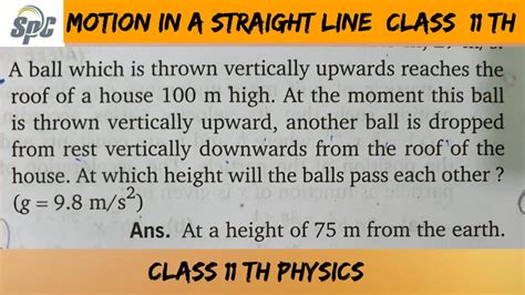 A rock is dropped from rest from the roof of a building 100 m high ...