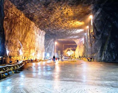 A salt mine. I agree to receiving emails. Salina Turda is a salt mine located in the Durgău-Valea Sărată area of Turda, which is a city in Romania’s Cluj County. Salt extraction at Salina Turda began during the … 