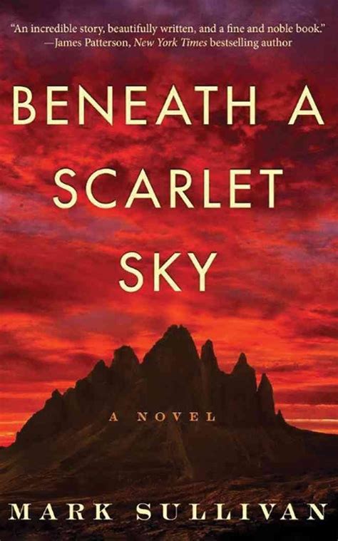 A scarlet sky. MP3 CD. $2.78 1 Used from $10.02 3 New from $2.78. Based on the true story of a forgotten hero, the USA Today and #1 Amazon Charts bestseller Beneath a Scarlet Sky is the triumphant, epic tale of one young man’s incredible courage and resilience during one of history’s darkest hours. Pino Lella wants nothing to do with the … 