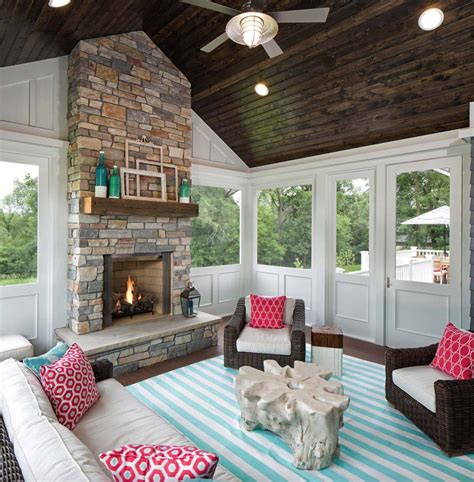 A screened porch. Browse screened-in porch ideas and designs. Discover a variety of screened-in patio and porch layouts, along with furniture, color and decor ideas to inspire your project. 