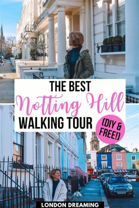 A self guided Notting Hill walking tour including a map of