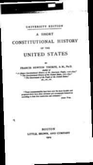 A short constitutional history of the United States