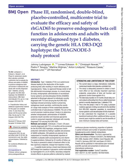 A single blind randomized phase 3 study to evaluate safety and ...