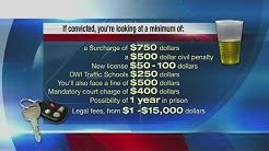 A single DUI conviction could cost you up to $500 plus up to 2 days in jail. Related questions 1 answer. A first offense dui by a minor (17 years of age or older but less than 21) is punishable by a fine of up to _____ ... can be fined for a first conviction of driving while under the influence of. asked in Education by voice (263k points ...