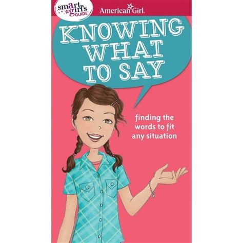 A smart girls guide to knowing what to say by patti kelley criswell. - Jeep tj conversione da automatica a manuale.
