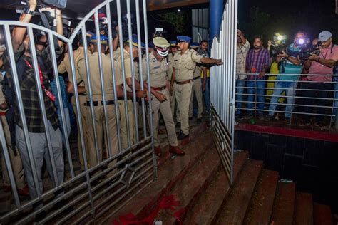 A stampede during a music festival in southern India university has killed at least 4 students